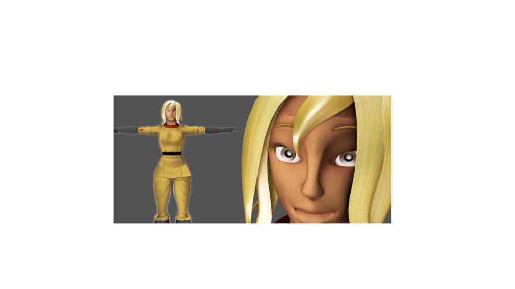 Female Character with Uniform preview image 1